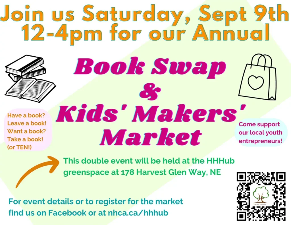 Kids Market Book Swap Flyer